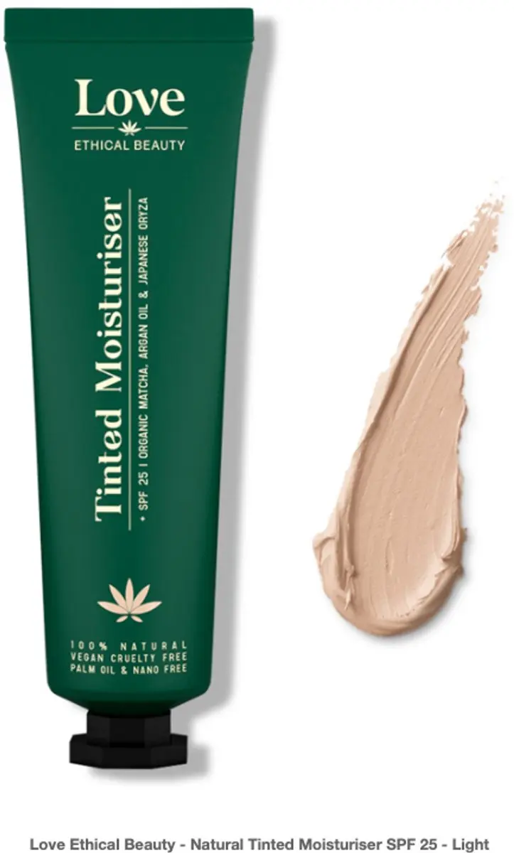 Love Ethical Beauty Natural Tinted Moisturiser SPF 25 Licht 30ml