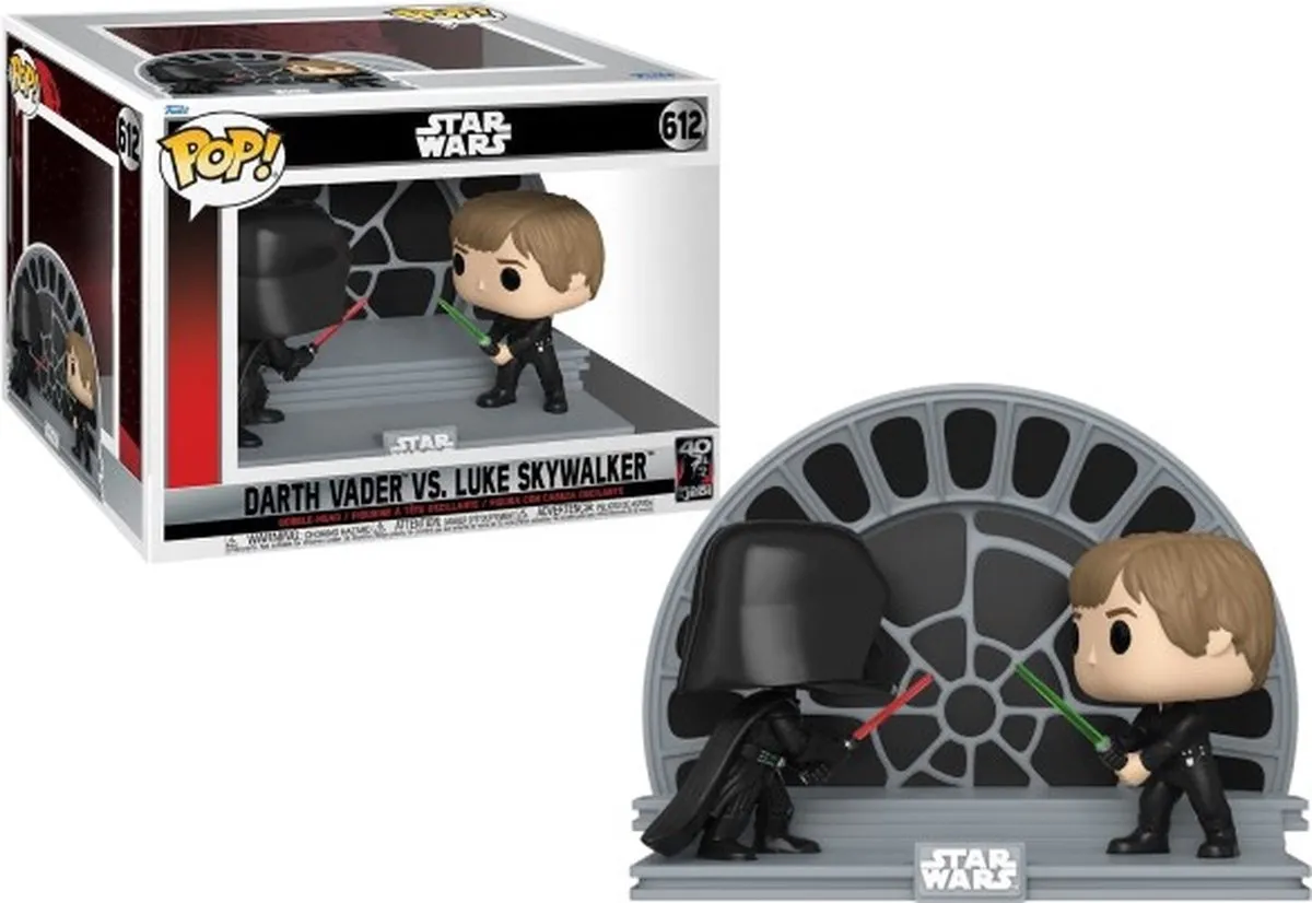Funko Pop Moment Star Wars Darth Vader vs Luke Skywalker 612 - Multi