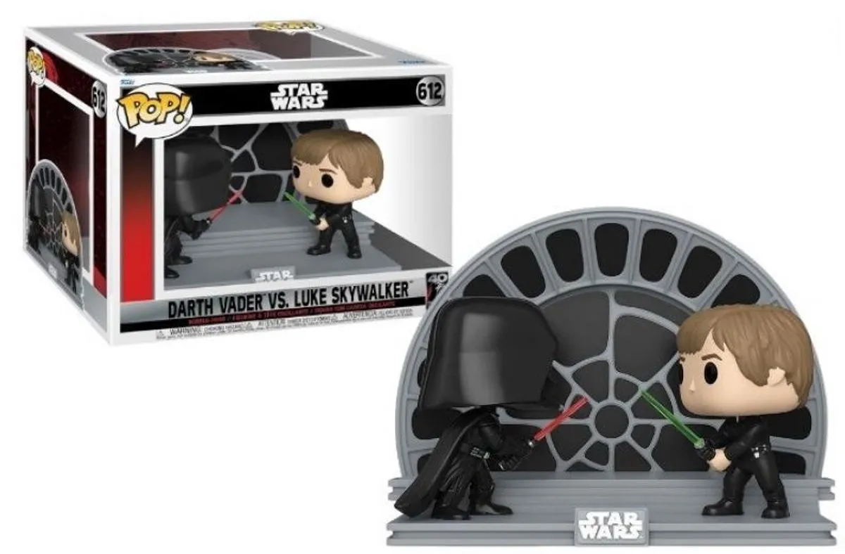 Funko Pop Moment Star Wars Darth Vader vs Luke Skywalker 612 - Multi