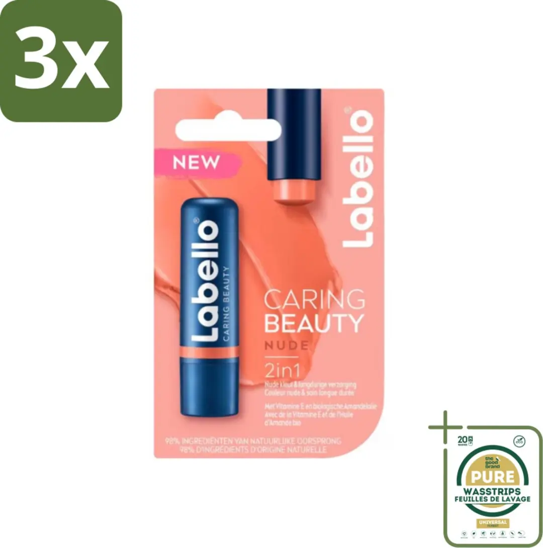 Labello CLippenbalsem Caring Beauty Nude 6ml