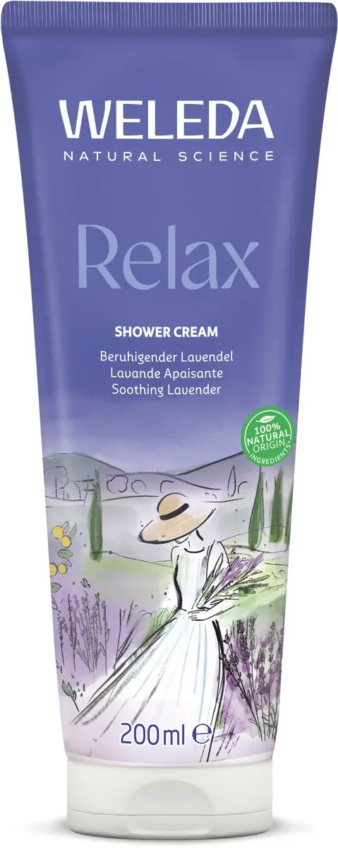 Weleda Relax Douchecrème 600ml - 3x200ml - Lavendel/Bergamot/Vetiver