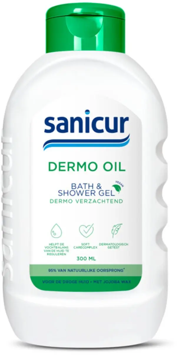 Sanicur Bath & Showergel Dermo-Oil 6x300ml