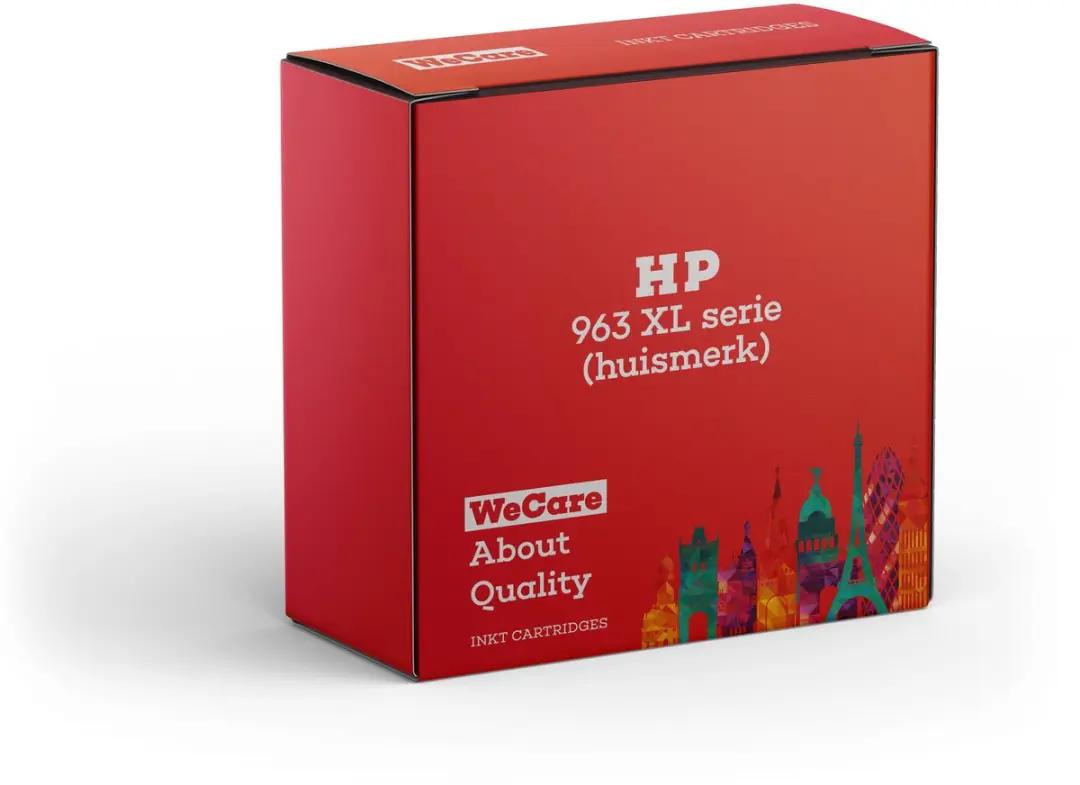 weCare H963XL Inktcartridges - 4 Stuks (BK/C/M/Y) - 50ml