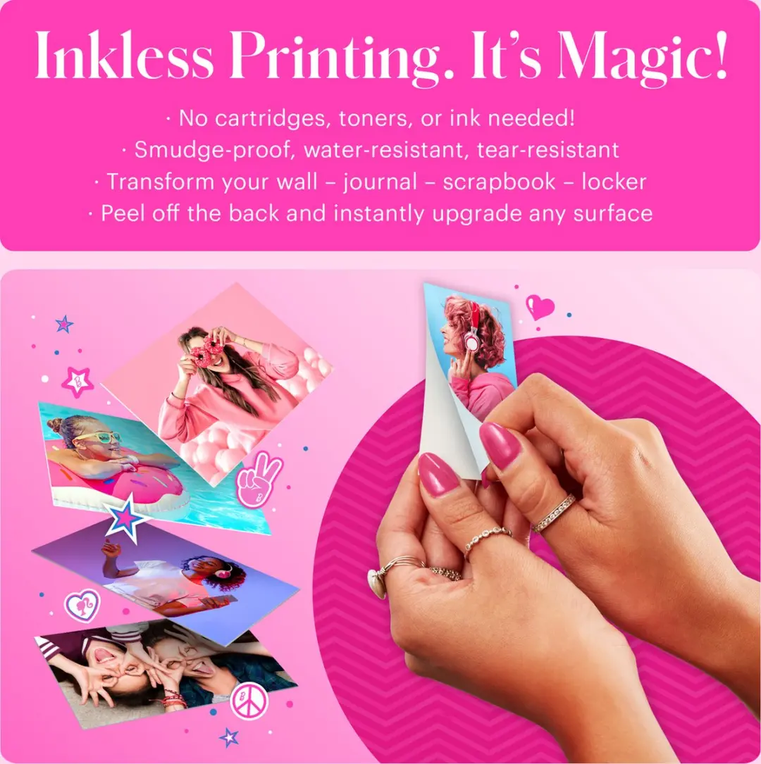 Kodak Step Printer Slim Barbie Pocket Printer - Iconic Style - afbeelding 6 van 6