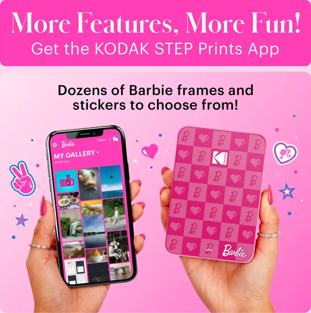 Kodak Step Printer Slim Barbie Pocket Printer - Iconic Style