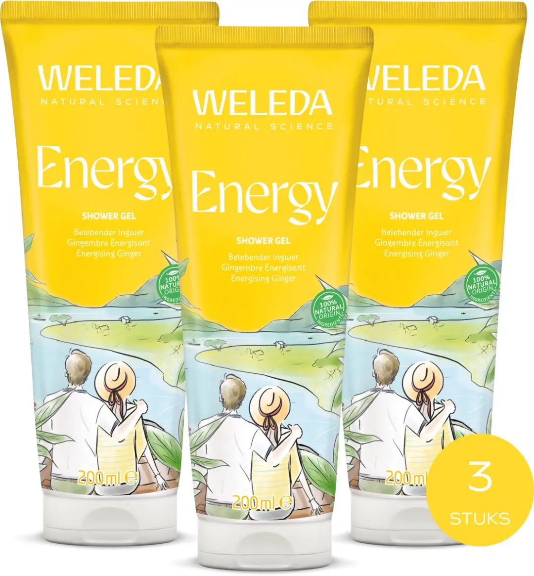 Weleda Energy Douchegel 3x200ml