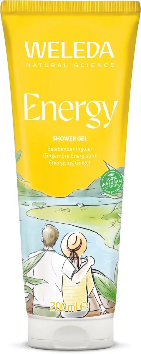 Weleda Energy Douchegel 3x200ml - Gember/Citronella/Cederhout