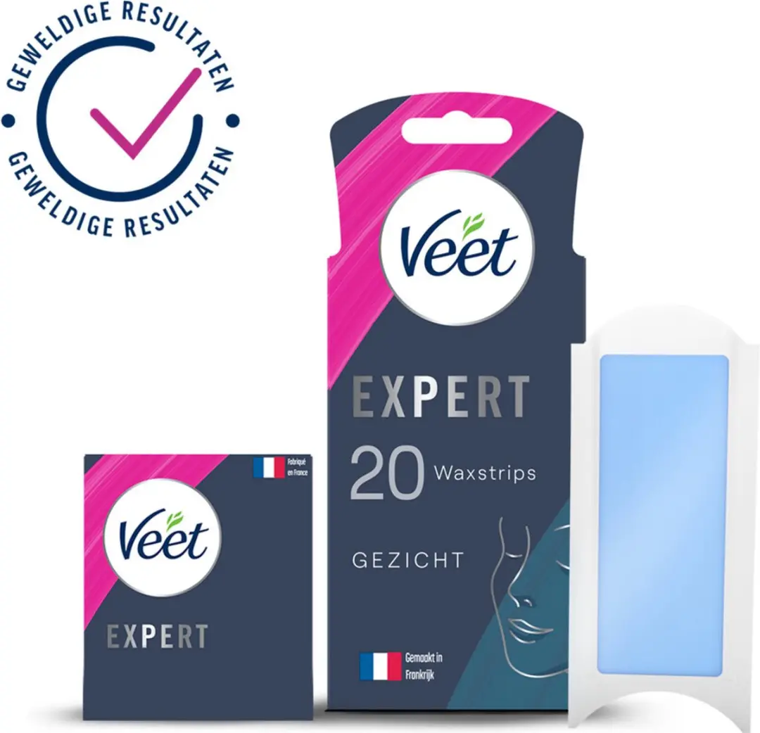 Veet Expert Waxstrips Gezicht Sensitive - 60 Stuks