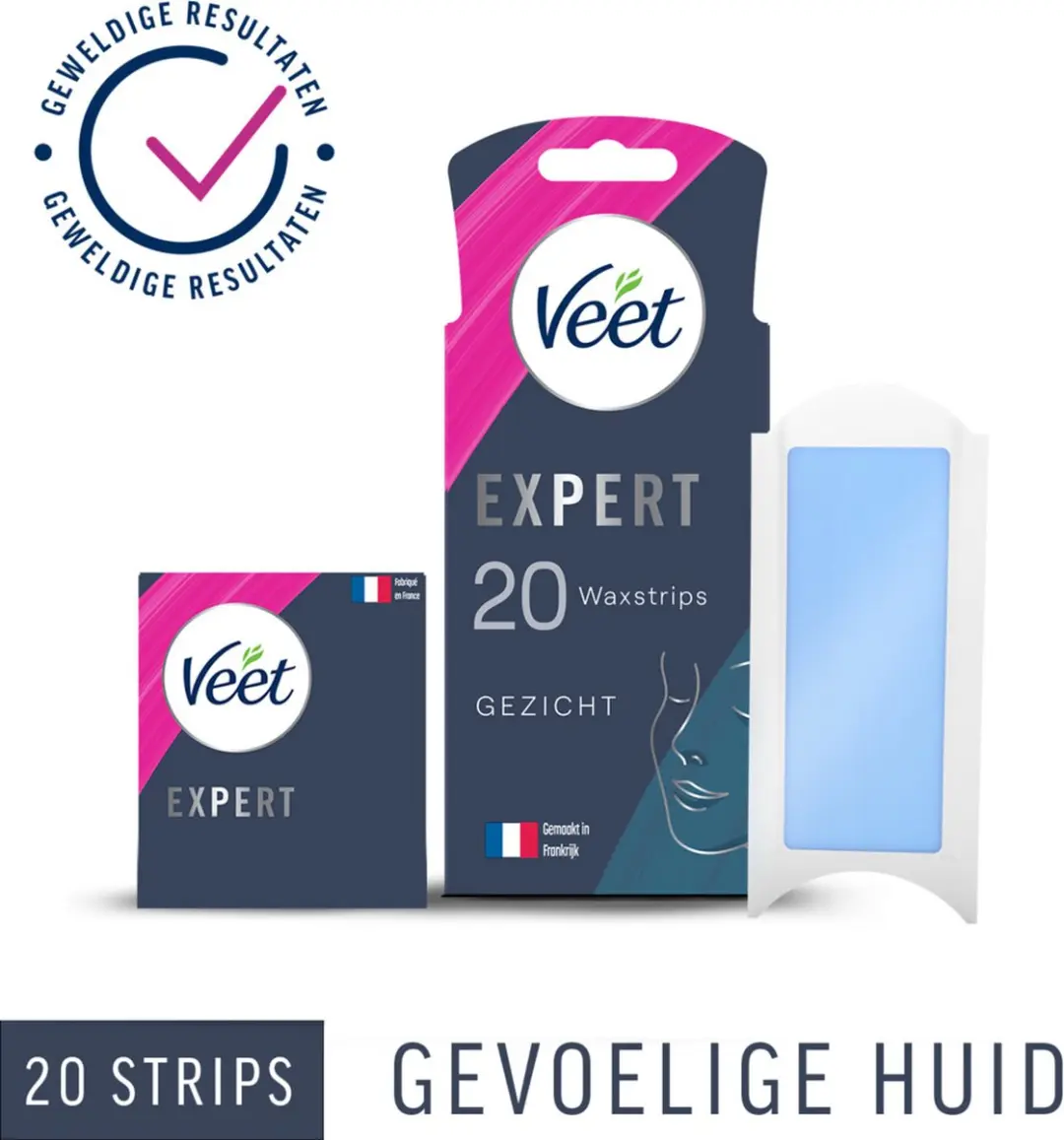 Veet Expert Waxstrips Gezicht Sensitive - 60 Stuks