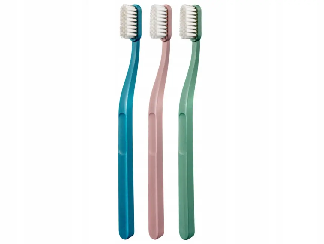 Jordan Green Clean Tandenborstel 5-10 Jaar - Zacht - Blauw/ Groen/ Roze