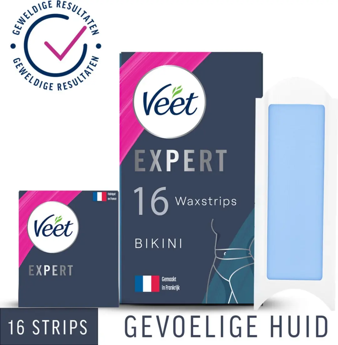 Veet Expert Koude Waxstrips Bikini Sensitive - 20 Stuks