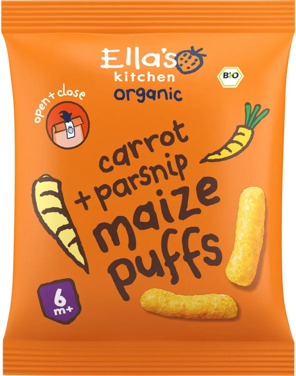Ella’s Kitchen Gepofte Smikkelstengels Wortel & Pastinaak 80g
