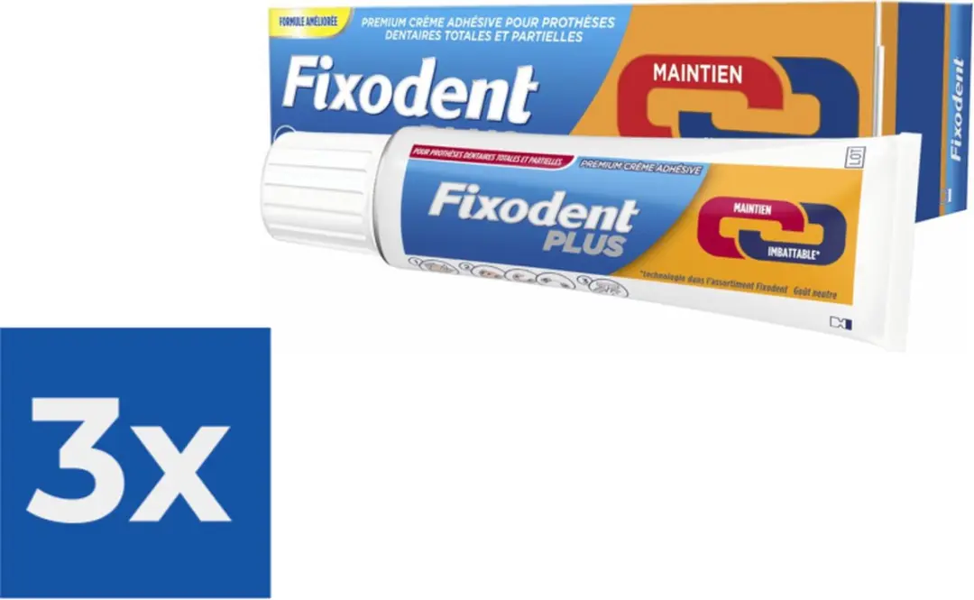 Fixodent Kleefpasta Plus Duo Premium 120mg