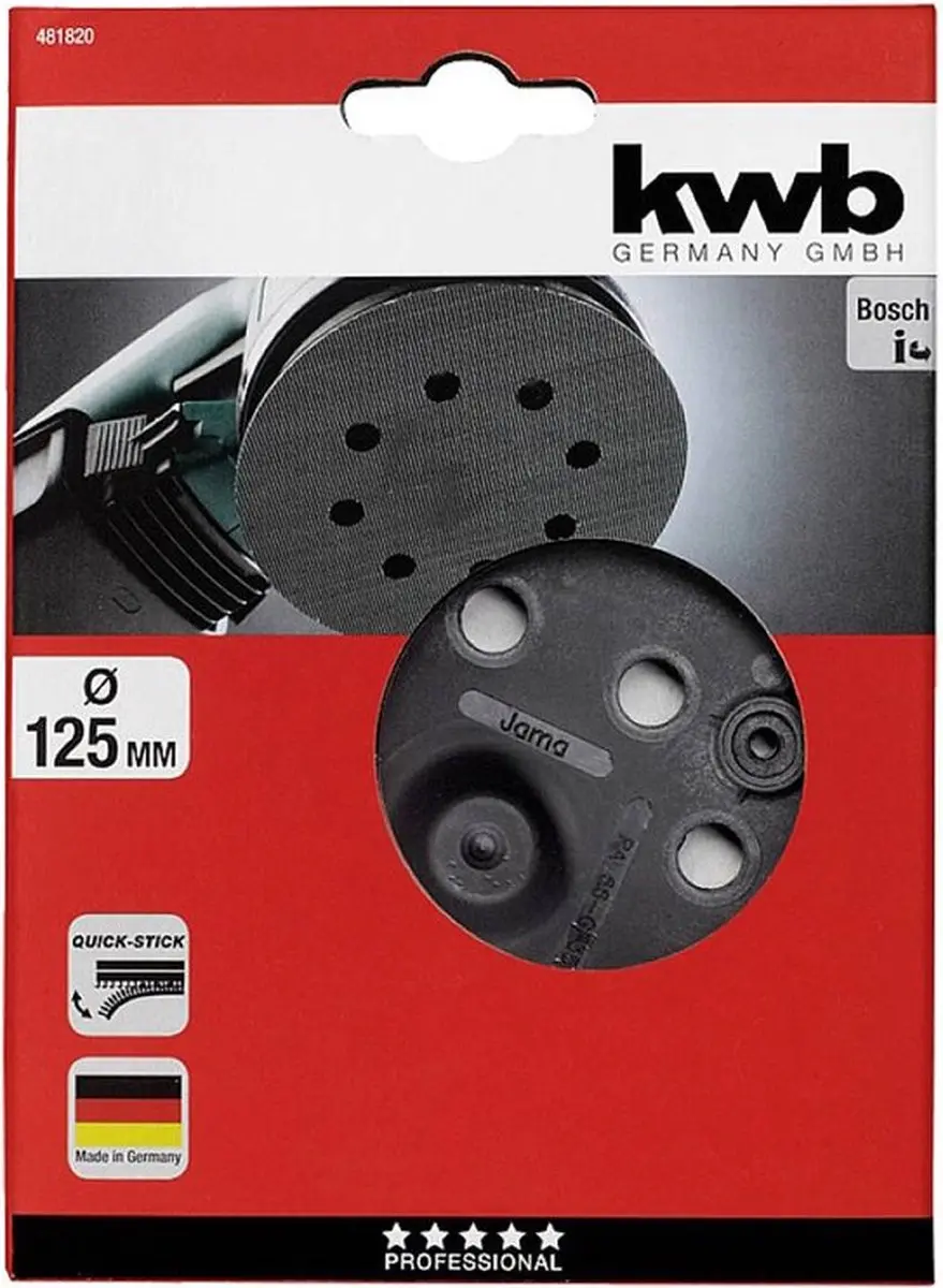 KWB Steunschijf Klit 125mm - 481820