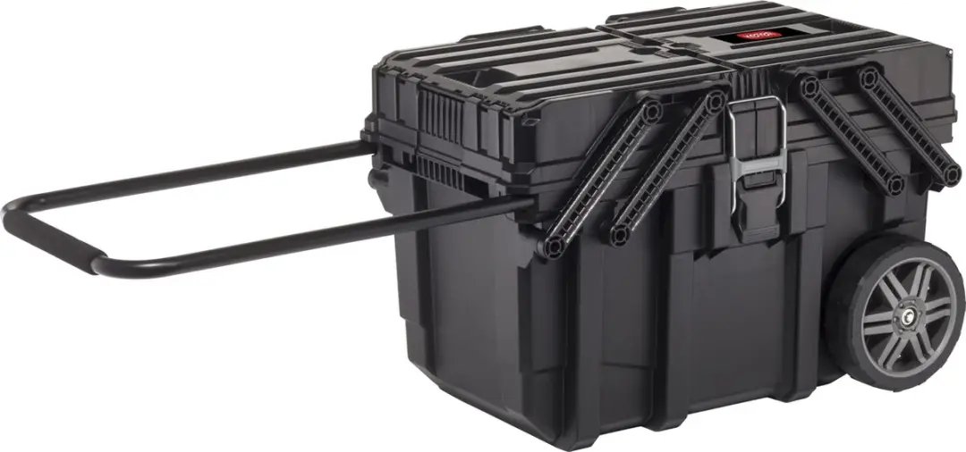 Keter Cantilever Job Box Gereedschapskoffer 37x64x41cm - Zwart - afbeelding 6 van 6
