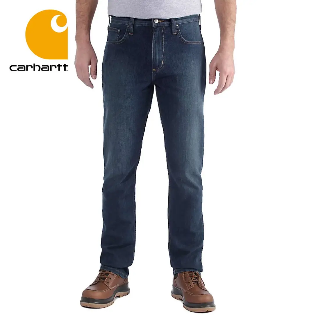 Carhartt Slim Fit 5-Pocket Tapered Jean 32/34 - Navy
