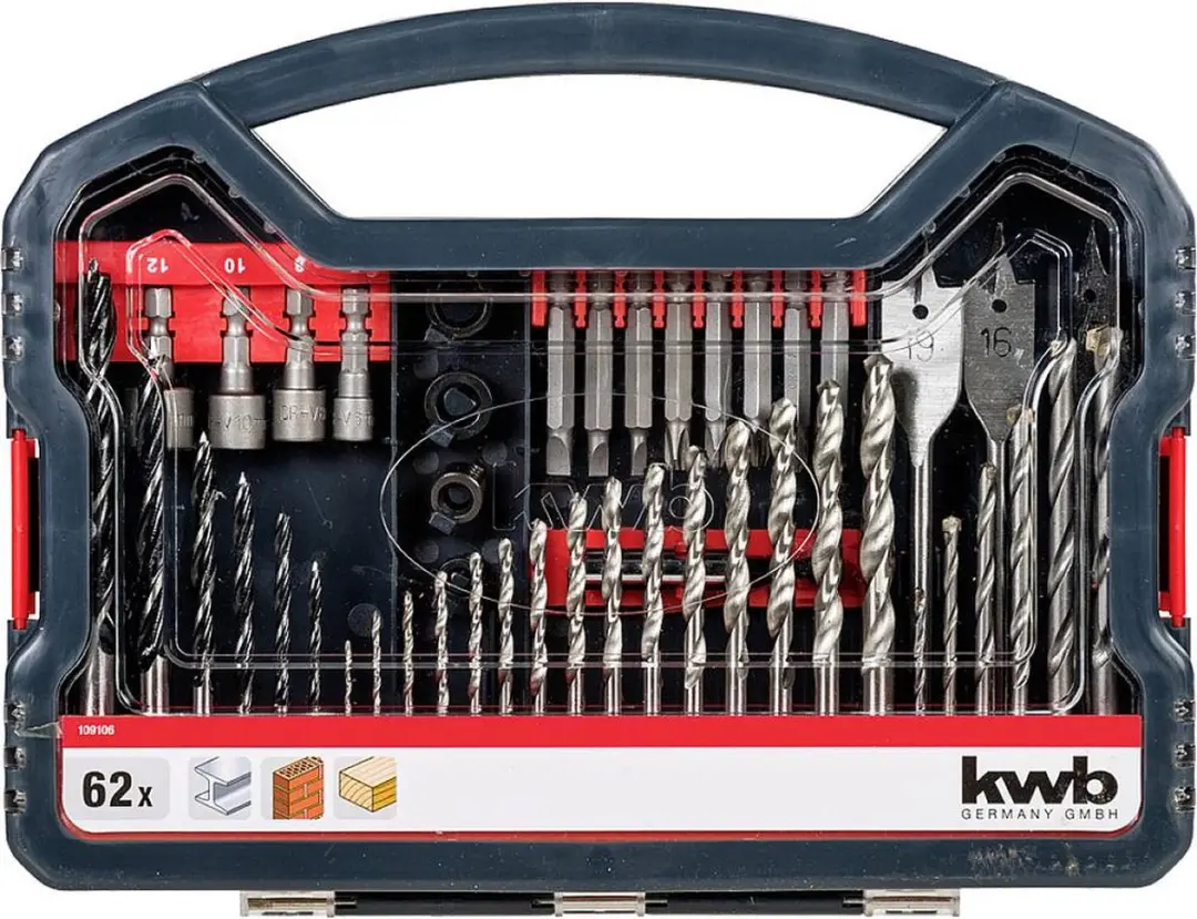 KWB 109106 Bitset 62-delig - Boormachine - afbeelding 6 van 6