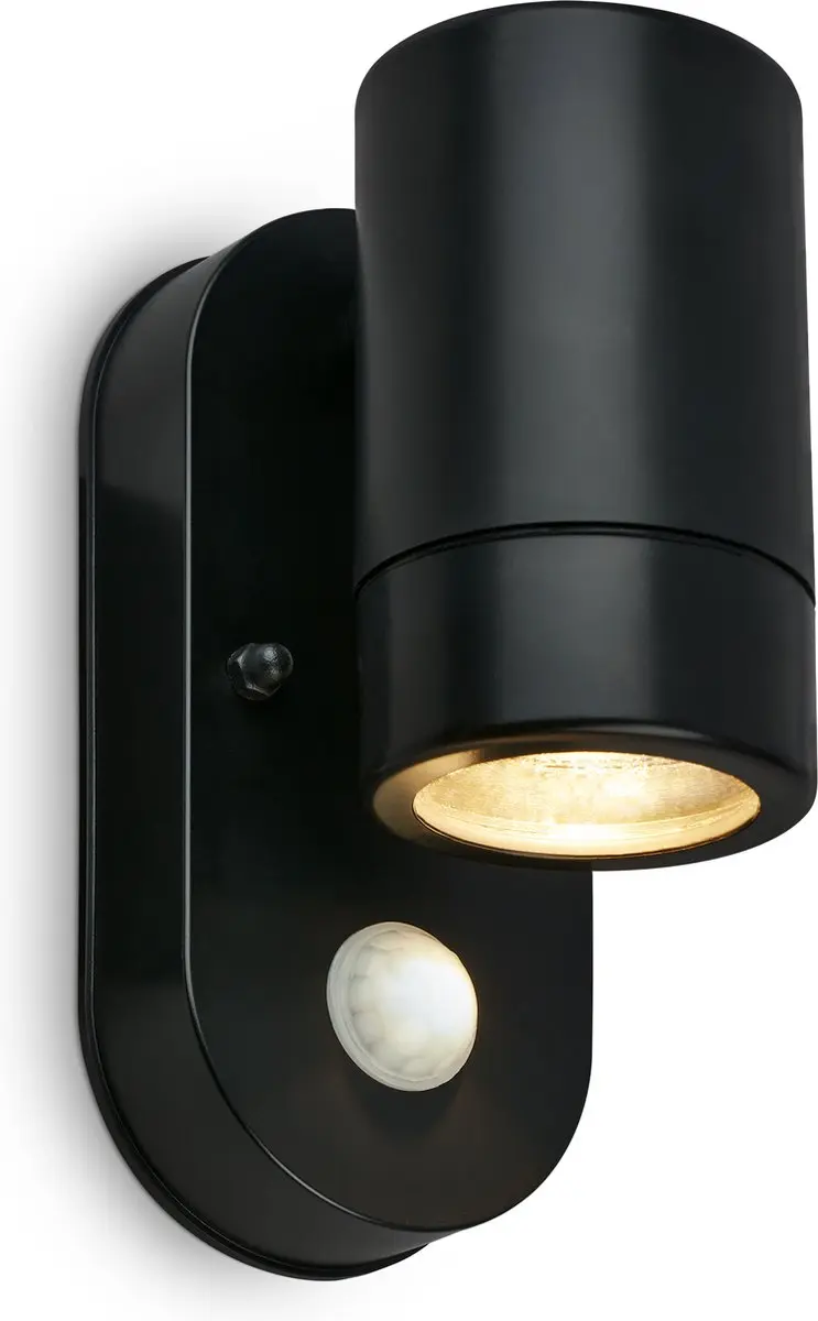 Briloner LED Wandlamp 3789015 - Bewegingsmelder IP54 - Zwart