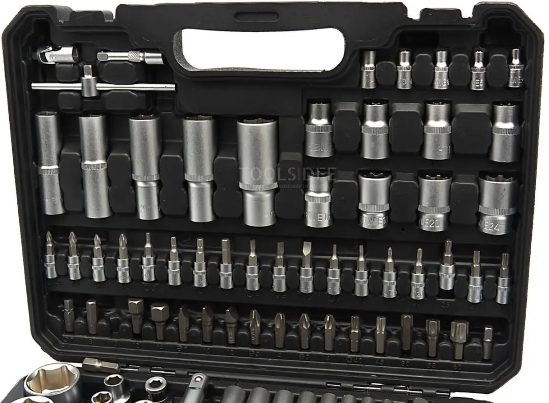 HBM 108-delig Metrisch Doppenset Carbonstaal