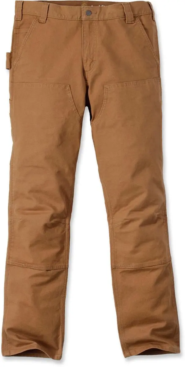 Carhartt Heren Stretch Duck Double Front Werkbroek - W40/L32-34 - Bruin