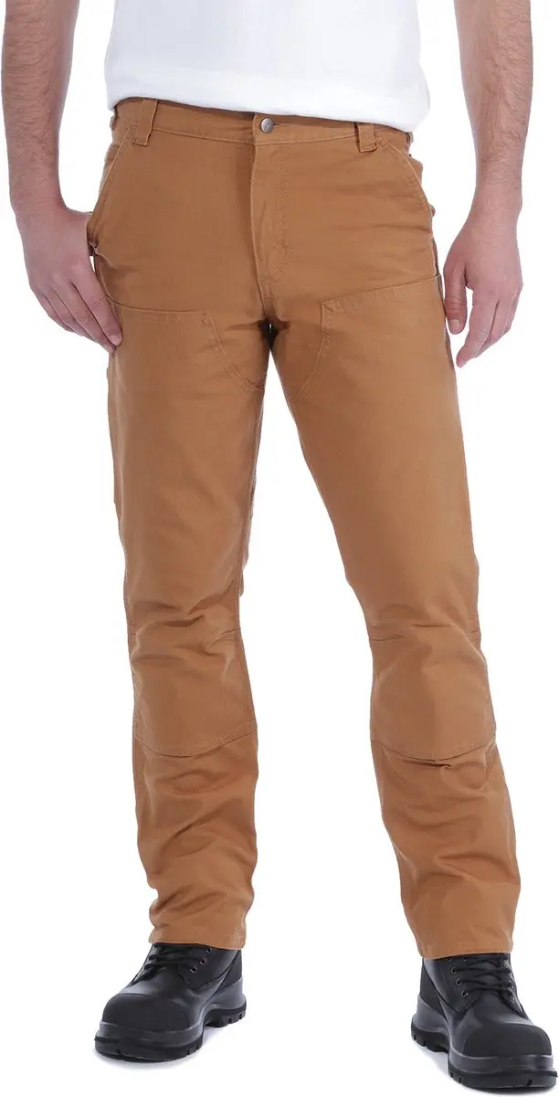 Carhartt Heren Stretch Duck Werkbroek W34/L34 - Bruin