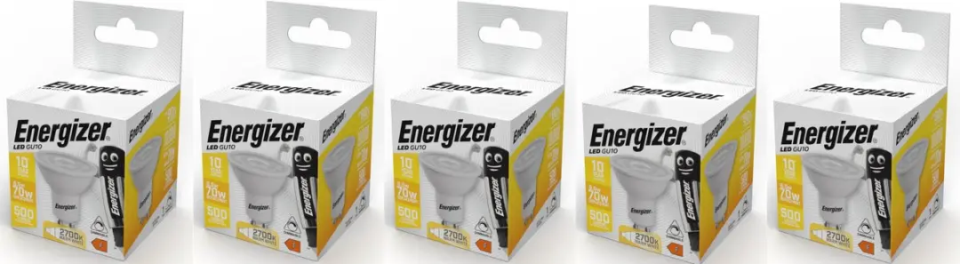 Energizer LED Spot GU10 6,5W Warmwit - 5 Stuks
