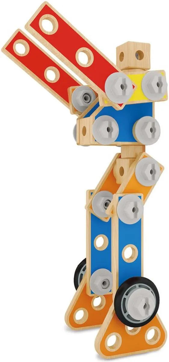 Hape Houten Constructie Set Groot - Veelkleurig