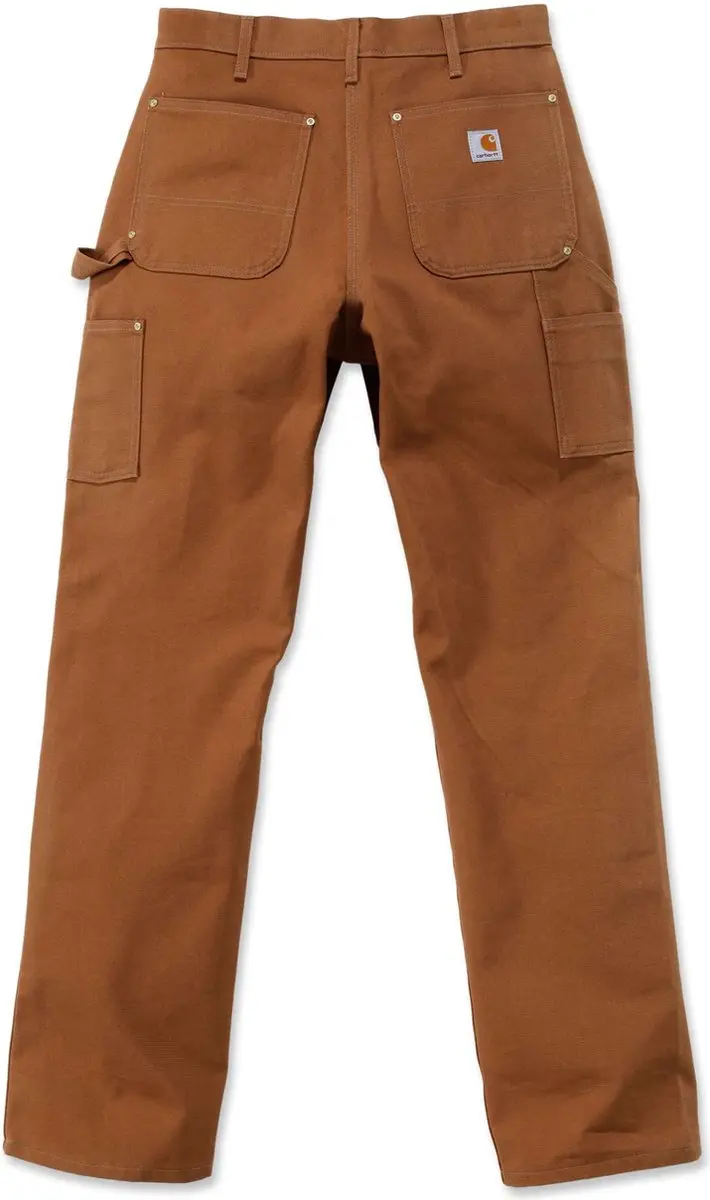 Carhartt Heren Duck D. Front Logger Pant W42xL34 - Bruin - afbeelding 6 van 6