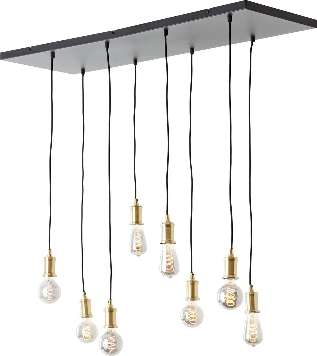 Brilliant Darcia Hanglamp E27 - 8x60W - Zwart