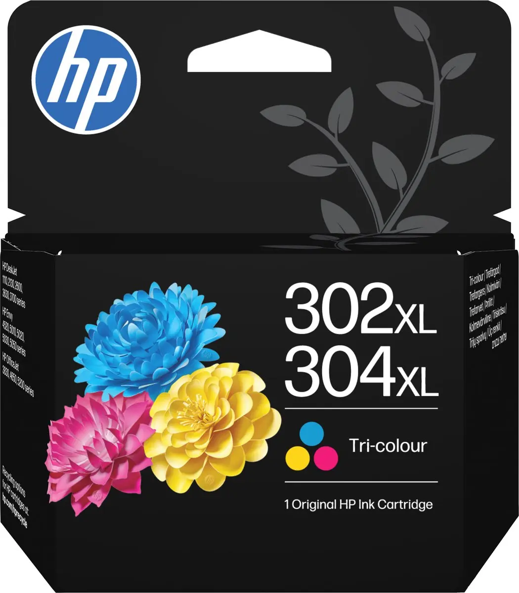 HP 302XL Cyaan/Magenta/Geel Inktcartridge