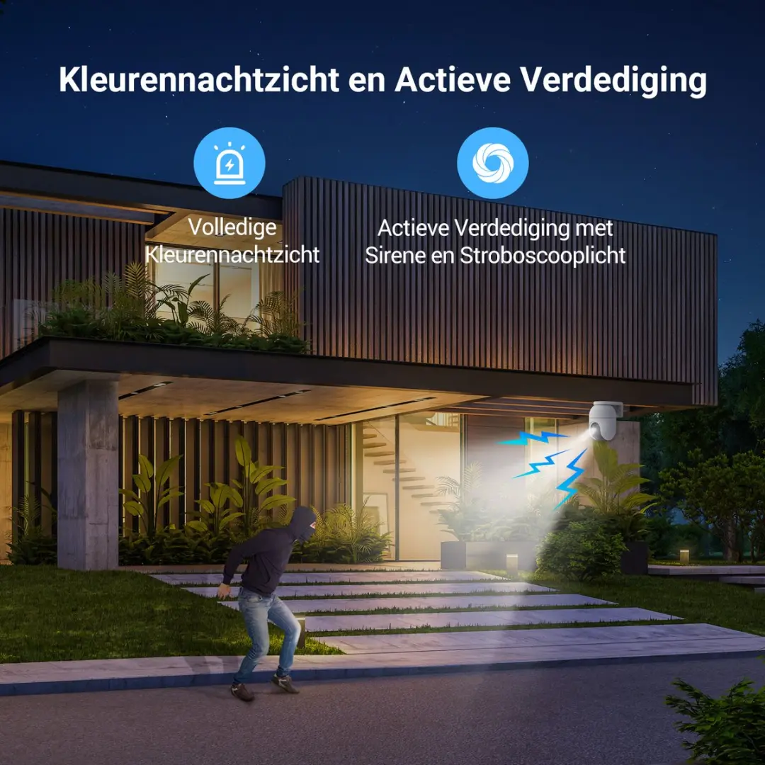 EZVIZ C8c 2K+ PTZ IP-Camera - 4MP - Full-Color Nachtzicht