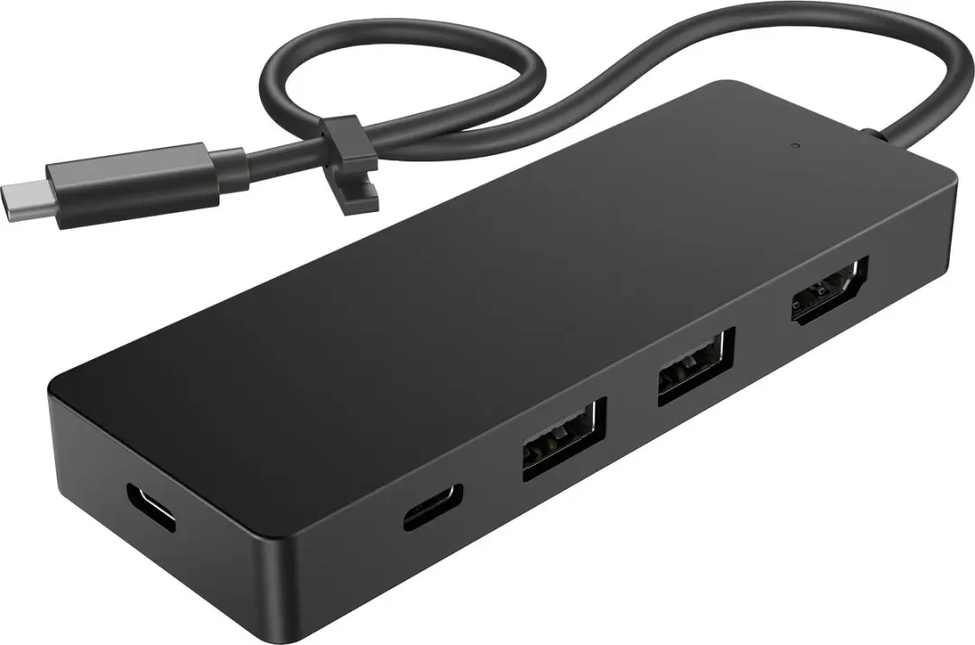 HP USB-C Travel Hub G3 86S97UT - Zwart - afbeelding 6 van 6