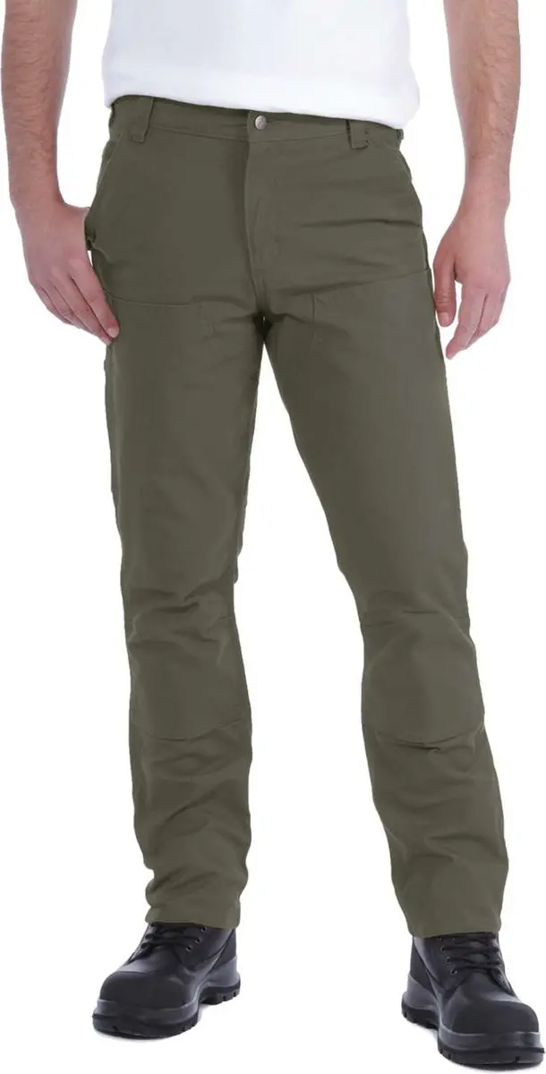 Carhartt Herenbroek Stretch Duck Double Front - W34xL32 - Tarmac