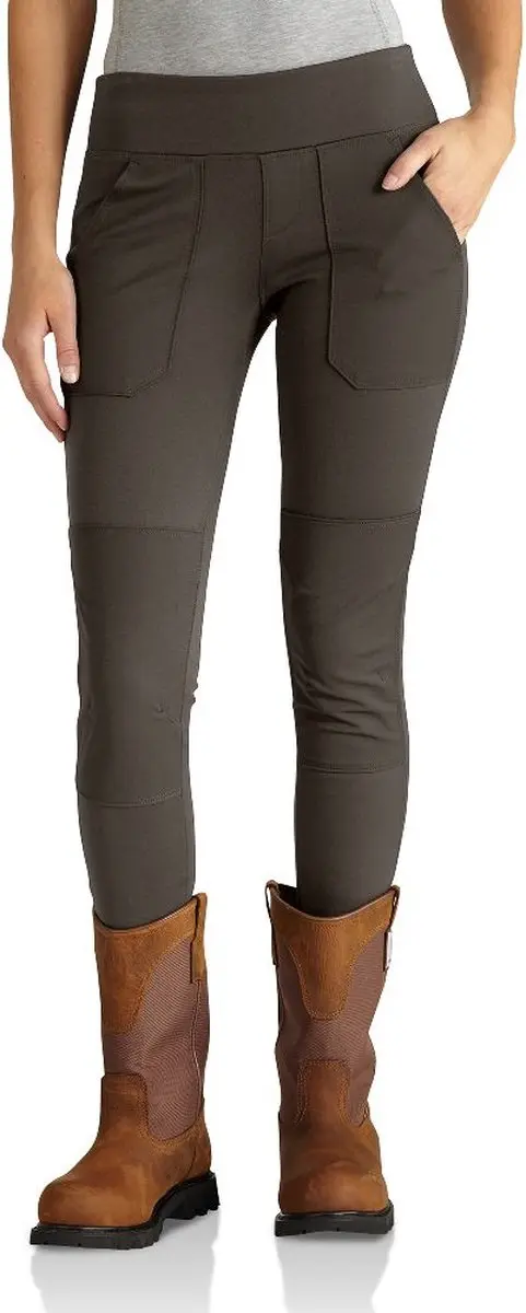 Carhartt Dames Force Utiliteitslegging Dark Coffee