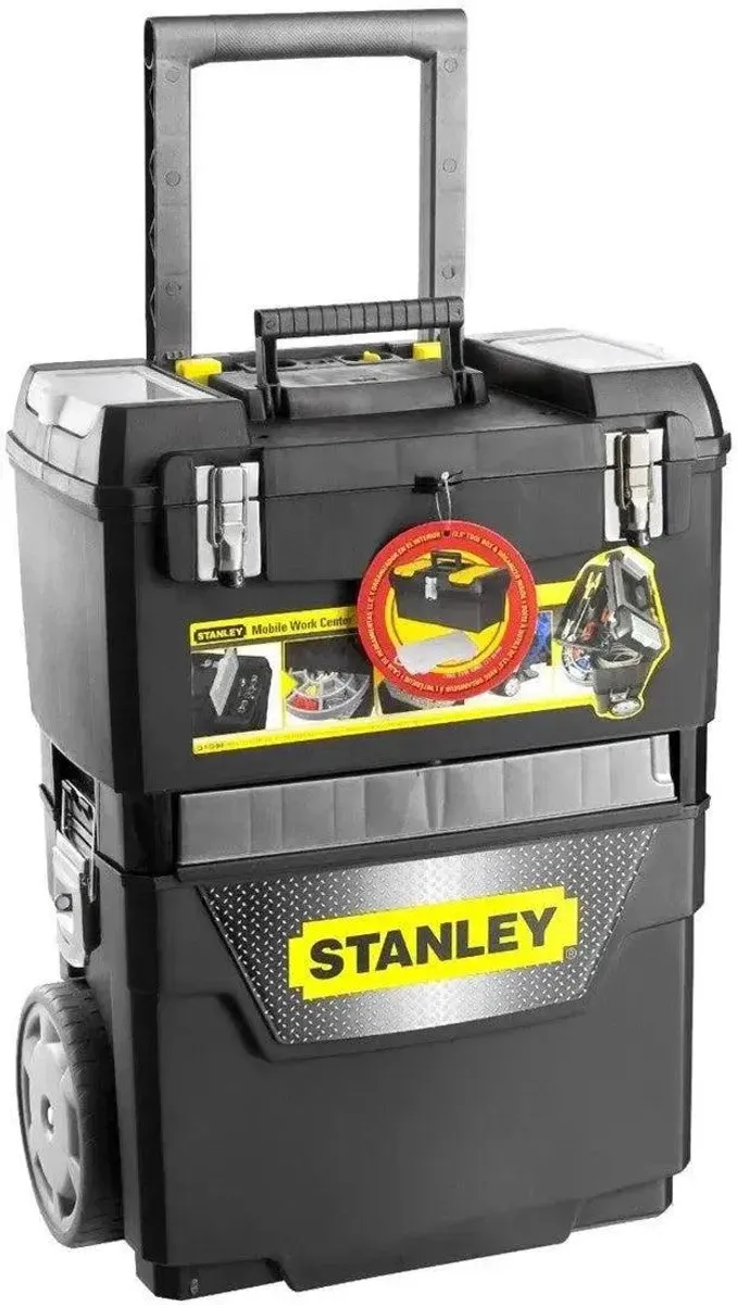 Stanley Mobile Work Center 2in1 1-93-968 Gereedschapskoffer - Zwart/Grijs
