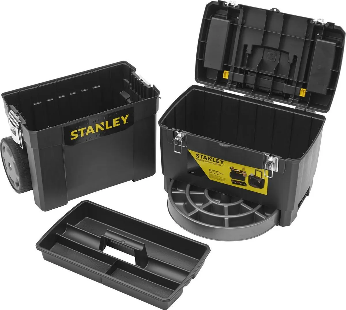 Stanley Mobile Work Center 2in1 1-93-968 Gereedschapskoffer - Zwart/Grijs
