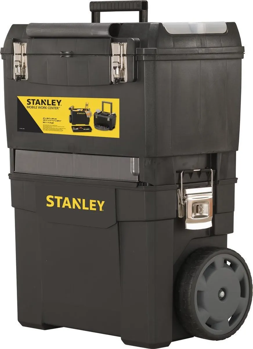 Stanley Mobile Work Center 2in1 1-93-968 Gereedschapskoffer - Zwart/Grijs