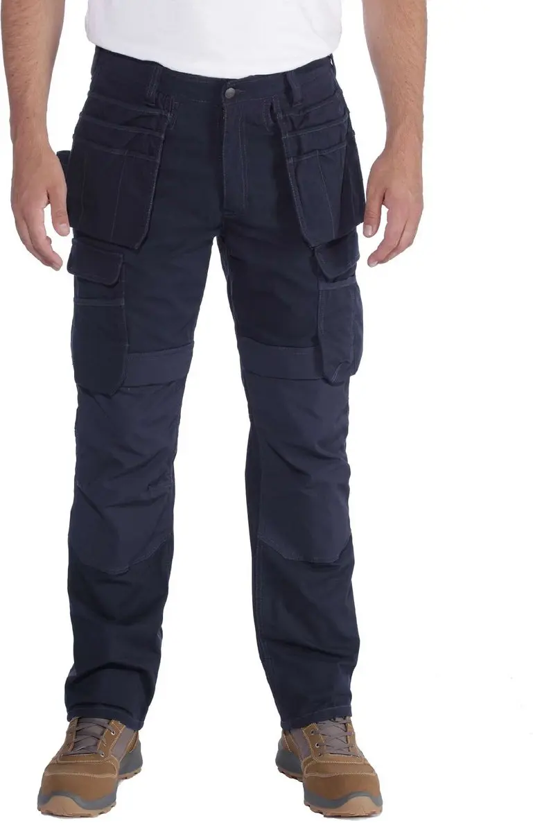 Carhartt Heren Steel Multipocketbroek W32 - Navy