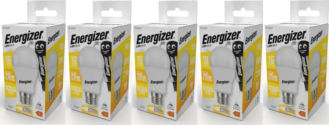 Energizer E27 LED Lamp 11W Warm Wit - 5 Stuks
