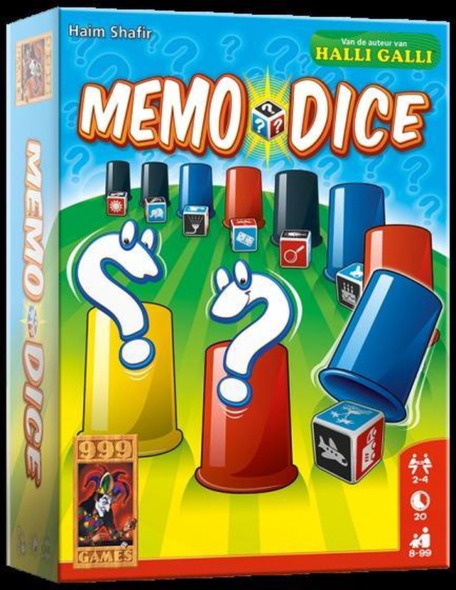 Memo Dice Dobbelspel