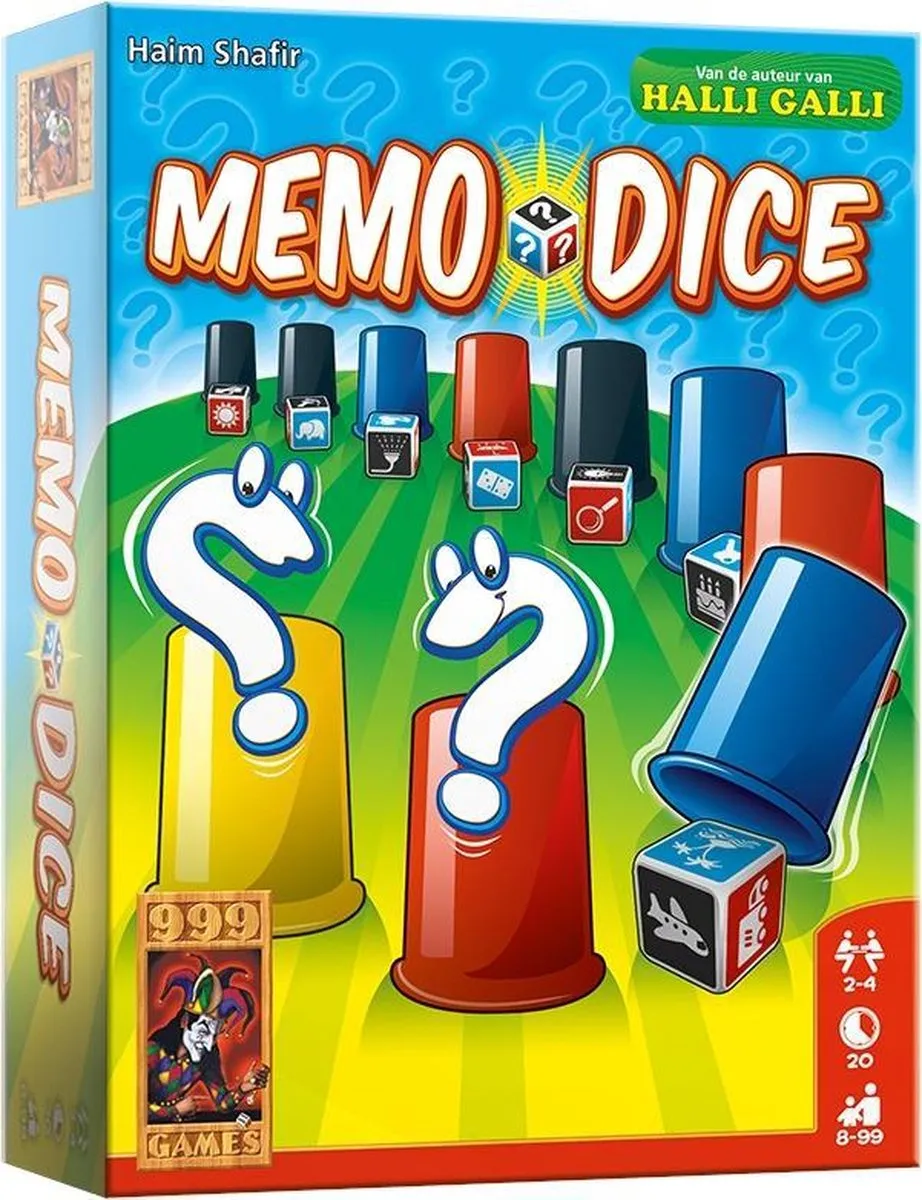 999 Games Memo Dice Dobbelspel