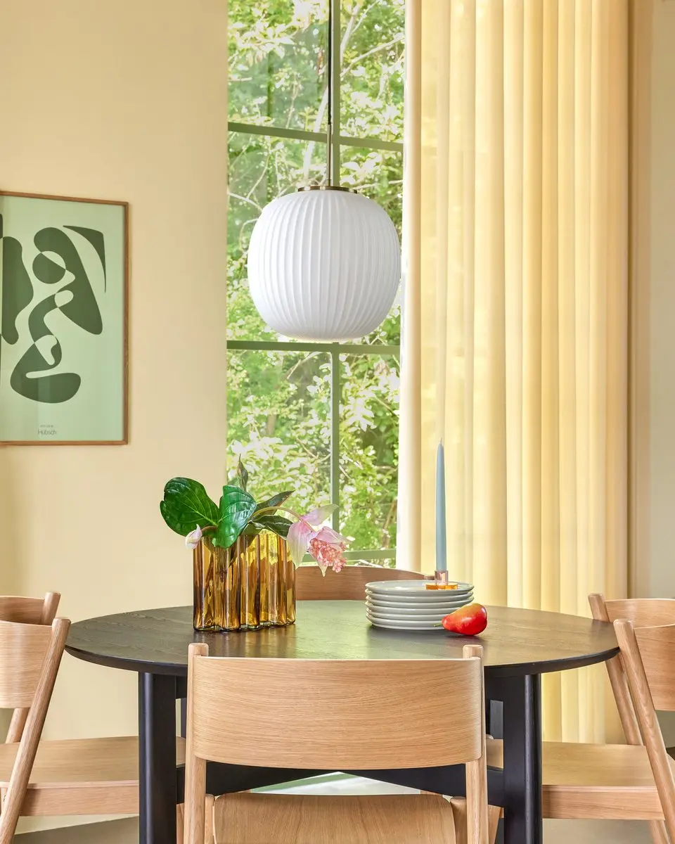 Hübsch Serene Plafondlamp - 1 Lichtpunt Wit - afbeelding 6 van 6