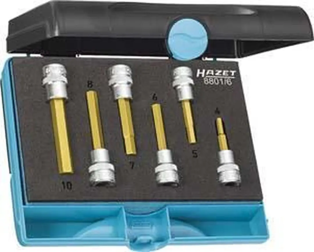 Hazet 6-kant Schroevendraaierset 3/8" 4-10mm