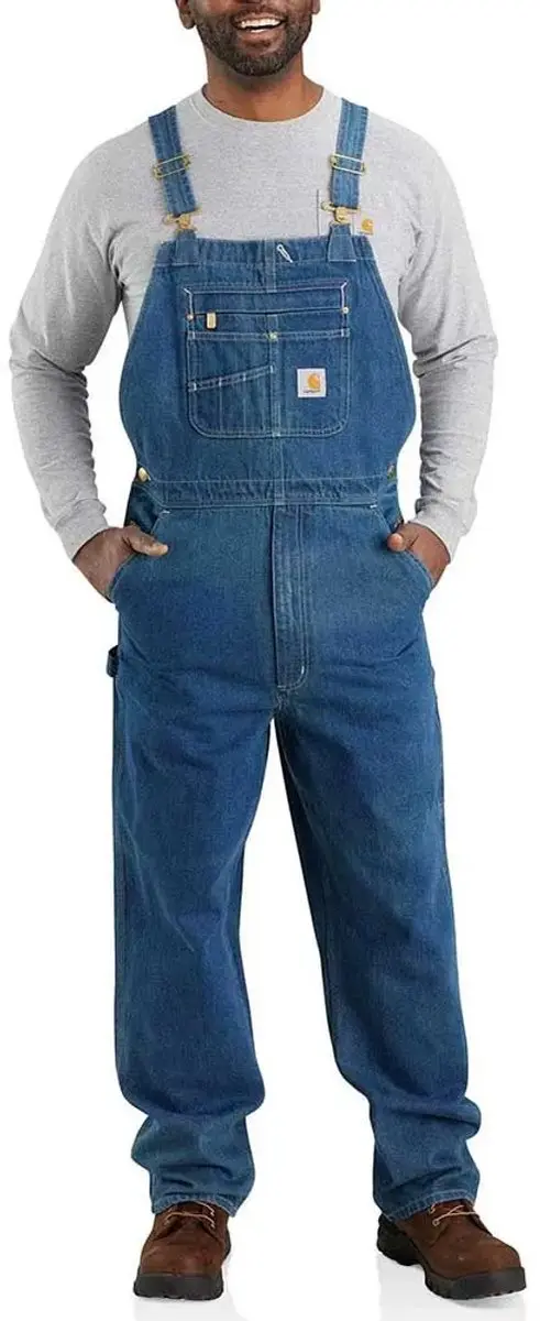 Carhartt Denim Overall Darkstone 46/30