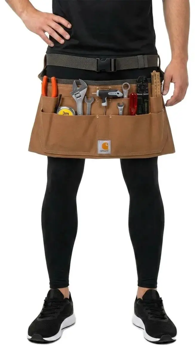 Carhartt A09 Firm Duck Half Apron - XXL - Carhartt Brown - afbeelding 6 van 6