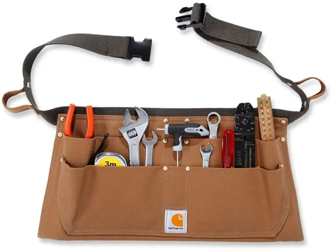 Carhartt A09 Firm Duck Half Apron - XXL - Carhartt Brown