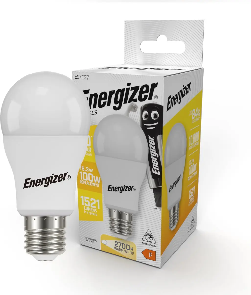 Energizer E27 LED Lamp 15W Warmwit Mat