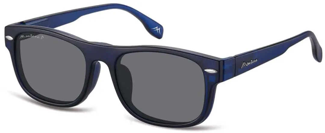 Montana MRC1B Leesbril +3.00 met Clip-On Zonnebril - Blauw