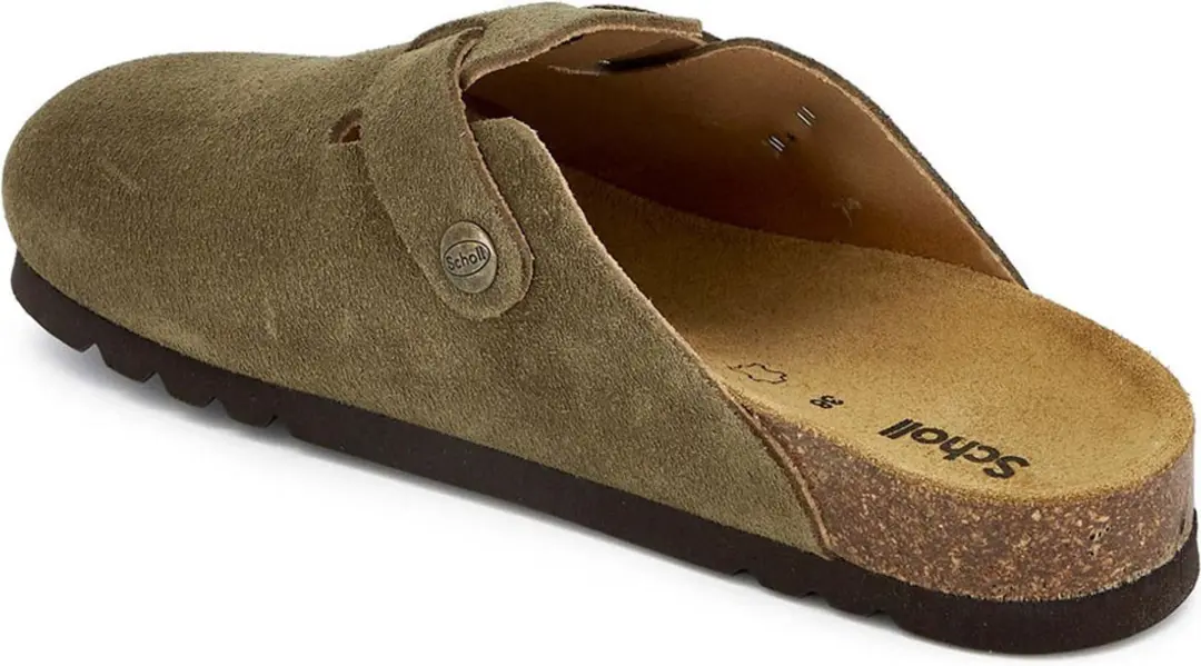 Scholl Fae New Suede Instappers Khaki