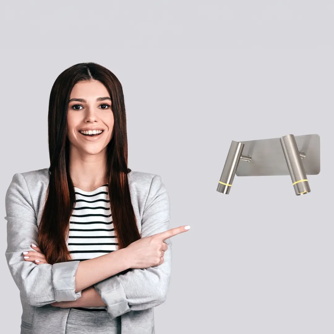 Steinhauer Volari 4713ST Wandlamp - 2 Lichtpunten - Zilver